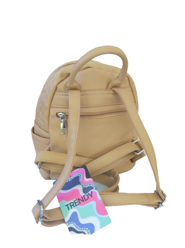 Mochila Trendy costuras decorativas - Image 3